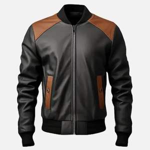 Wholesale Price Elegant Looking Stylish Leather Jacket Made With High Quality Material Available in Reasonable Prices - Product Image 1