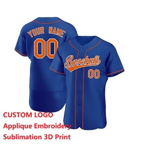 Hot Selling Custom Men's Baseball Jerseys Breathable Softball Jersey Wholesale Sublimation Plain Blank Baseball Jersey <b>T</b>-<b>Shirt</b> - Product Image 6