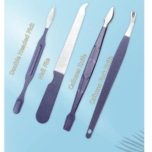 <b>Manicure</b> Set Stainless Steel Professional Pedicure <b>Kit</b> Nail Grooming <b>Kit</b> Clippers <b>Kit</b> with PU Leather Case - Product Image 6