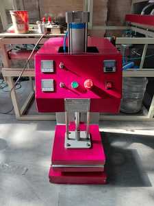 New Arrival Multifunctional Pneumatic <b>Textiles</b> Heat Embossing Logo Press Machine with Wood <b>Packaging</b> - Product Image 2