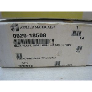 แผ่นรอง AMAT 0020-18508, ชิ้นส่วนอะไหล่สำหรับอุปกรณ์เซมิคอนดักเตอร์ระดับโลกที่เชื่อถือได้ - Product Image 5