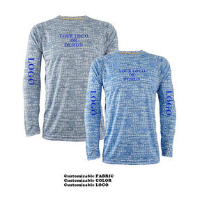 T-shirts de pêche imprimés avec logo personnalisé, protection solaire UPF50+, séchage rapide, impression camouflage par sublimation, manches longues - Product Image 6