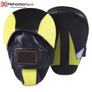 นวมหนังสำหรับฝึกมวยแผ่นเน้นการพิมพ์โลโก้แบบกำหนดเอง - Product Image 5