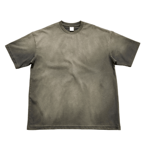 เสื้อยืดแขนสั้นทรงโอเวอร์ไซส์สไตล์วินเทจสำหรับผู้ชาย ผ้าฝ้าย 100% ระบายอากาศได้ดี เป็นมิตรต่อสิ่งแวดล้อม เหมาะสำหรับฤดูร้อน - Product Image 4