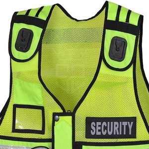 Chaleco de seguridad reflectante para trabajo, ropa de trabajo impermeable, chaleco de seguridad ligero para hombres al por mayor - Product Image 4