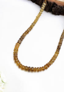 Bolas facetadas de cuarzo miel natural de 16 pulgadas, naturales, para la elaboración de joyería fina, cuentas de piedras preciosas para collares - Product Image 5