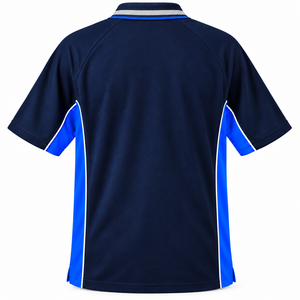 Camiseta Polo de Trabajo al por Mayor para Hombre, Cuello en Contraste, Mangas Raglán, Uniforme de Fábrica/Taller, Personalizable con Bordado y Serigrafía - Product Image 2