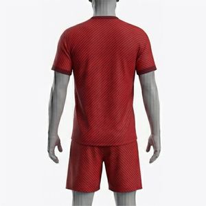 Conjunto de Uniforme de Fútbol Personalizado con Diseño Geométrico para Hombre, Impresión Sublimada, Transpirable, Manga Corta, para Todas las Temporadas, Corte Regular, Adulto - Product Image 2