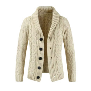 Cárdigans de lana para hombre, temporada de invierno, cuello en V, precio de mayoreo. - Product Image 1