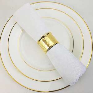 Anillos para Servilletas Reutilizables de Primera Calidad con Acabado Moderno, Ideales para Cenas Elegantes, Decoración de Bodas y Mesas de Banquete - Product Image 4