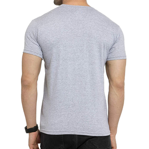 Camiseta de Manga Corta para Hombre, Cuello Redondo, Color Azul Marino, Tejido Jersey Liso, Diseño Sencillo - Product Image 4