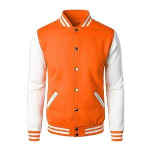 Veste universitaire pour homme avec manches en cuir véritable et mélange de laine, vestes universitaires pour garçons, produits de haute qualité - Product Image 1