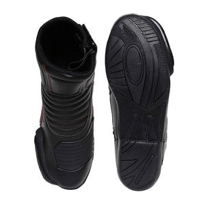 Bottes de moto sur mesure les plus vendues, en cuir véritable, chaussures de moto unisexes, design de course avec support en polyester - Product Image 2