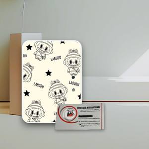 แผ่นแม่เหล็กติดขนตาปลอม Labubu รุ่นขายดี รับผลิตแบรนด์ส่วนตัว รูปทรงดอกไม้ ผีเสื้อ สี่เหลี่ยม ทำจากสแตนเลส - Product Image 6