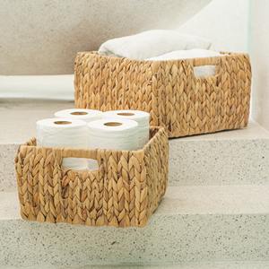 Panier de rangement multifonctionnel élégant en rotin naturel et bambou tressé, écologique, pour la maison, le restaurant, pour les collations, les gâteaux, les fruits - Product Image 4