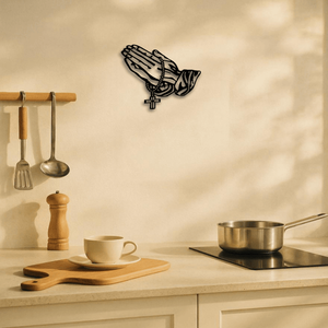 CIFbuy Croce Gotica Nera in Ferro da Parete, Decorazione di Tendenza TikTok, Servizio di Ritiro, Elemento Decorativo da Parete - Product Image 2