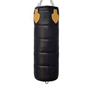 Saco de Boxeo de Cuero Pesado Vacío para Adultos, para Entrenamiento de Gimnasio, Ejercicio y Fitness, para Golpear y Practicar Kickboxing - Product Image 6