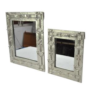 Decorative Rectangular <b>Silver</b> <b>Framed</b> Horse Bit Design <b>Mirror</b> Wall Decor <b>Mirror</b> Decoration For Home Handmade - Product Image 3