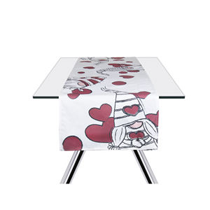 Camino de Mesa Excelsa Gnome Sweet Home de Algodón 140x45 cm Multicolor - Product Image 1