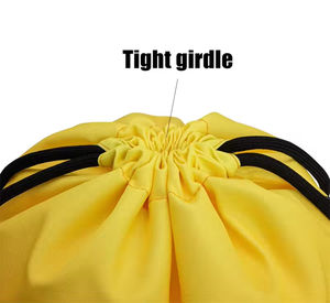 Sac à dos de sport personnalisé en polyester de qualité supérieure avec cordon de serrage, sac de sport recyclé, imperméable, avec logo promotionnel, sacs à cordon de serrage pour la remise en forme - Product Image 5