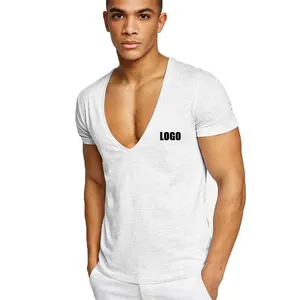 T-shirt d'entraînement en coton pour homme, col rond, épaules tombantes, grammage lourd 260 g/m², respirant, personnalisé, uni, style streetwear, coupe oversize - Product Image 1
