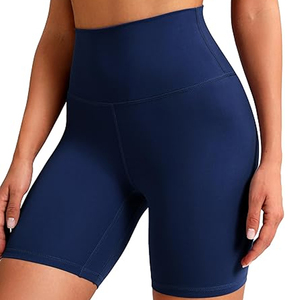 Custom Logo Women's Compression Shorts Athletic Fitness Scrunch Butt <b>Tights</b> Workout Bike Yoga Shorts Women's Running Shorts - Product Image 1