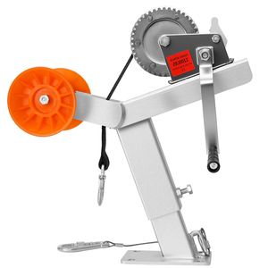 Supporto per verricello da rimorchio per barche da 1200 libbre con rullo, cinghia per verricello da 2 pollici x 25 piedi, bullone a U da 2,3 pollici, accessori per montaggio verricello - Product Image 6