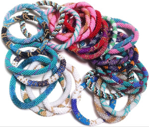 Pulsera elástica con cuentas de mariposa azul, estilo cristal, regalo de joyería con dijes - Product Image 5