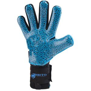 Gants de gardien de but en promotion, professionnels, avec injecteur de silicone pour le dos de la main et sangle élastique en quartz sur la paume, qualité supérieure. - Product Image 3