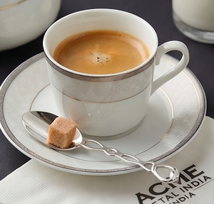 Juego de cucharas de acero inoxidable para postre con cadena plateada efecto espejo, aptas para lavavajillas, ideales para regalo, hoteles y restaurantes. - Product Image 6