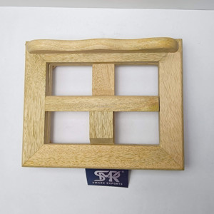 Support de livre en bois fabriqué à la main avec design réglable et serre-livres en métal pour la lecture, l'étude et l'utilisation de la tablette à domicile ou à l'école - Product Image 2