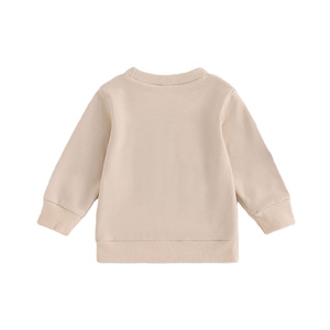 Sudadera con Letras Bordadas para Niñas, Cuello Redondo, Manga Larga, Sudadera para Otoño, para Niños Pequeños, Niñas y Niños - Product Image 3