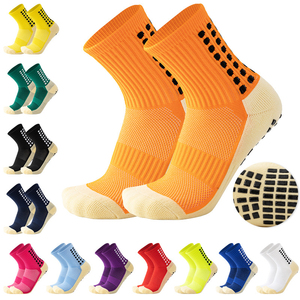 Chaussettes de sport montantes en Spandex/Polyester pour l'automne, personnalisables, professionnelles, à séchage rapide, respirantes, pour la course, le basketball et le yoga, vente en gros - Product Image 6