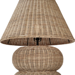 Lampes sur pied en rotin faites à la main, style bohème vintage, pour salon - meilleur design 2026 - Product Image 4