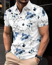 Polo pour homme en coton peigné de haute qualité, style décontracté et professionnel, couleur unie, design minimaliste, manches courtes, haut de gamme - Product Image 1