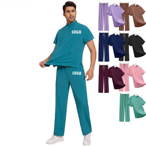 Tenue d'infirmier de haute qualité pour hommes grandes tailles, nouveau style, ensembles de blouses médicales pour hôpital, doux, livraison directe - Product Image 3