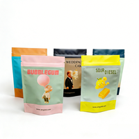 Pochette Doypack personnalisée thermoscellable avec fermeture éclair, laminée, pour l'emballage alimentaire, des produits pour animaux de compagnie et des cosmétiques