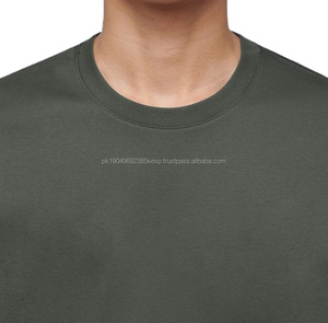 T-shirts streetwear grande taille personnalisés de haute qualité 100% coton pour hommes T-shirt surdimensionné unisexe vierge uni - Product Image 4