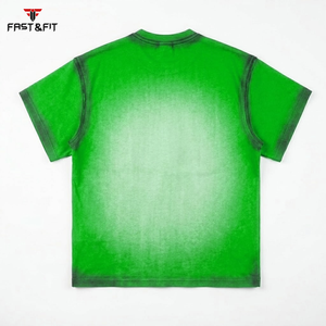 T-shirt en coton 100% tricoté, sur mesure, de haute qualité, style décontracté, designs modernes, motif uni, pour hommes - Product Image 2