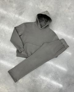 Chaqueta con cremallera de estilo urbano, de tejido grueso, con estampado DTG, cremallera, felpa francesa, diseño de cómics, lavado ácido y efecto desgastado. - Product Image 5