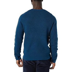 Suéter Antipelusas para Hombre, Cuello Redondo, Clásico, de Viscosa y Algodón, Tejido Suave, Informal, para Usar en Capas, con Logotipo Frontal, Top de Invierno - Product Image 2