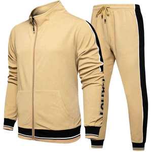 Conjunto Deportivo Unisex, Cómodo, Informal, para Correr, de 2 Piezas, Transpirable, Ecológico, de Poliéster/Algodón, Corte Ajustado, para Fitness - Product Image 1