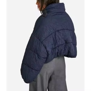 Chaqueta Acolchada con Logotipo Personalizado, 18 Colores, Chaqueta de Invierno Cálida, Abrigo Delgado Informal, Cortavientos para Mujer - Product Image 6