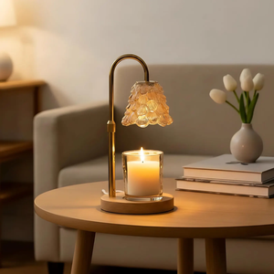 Industrial Metal Candle Warmer Lamp <b>Electric</b> <b>Wax</b> <b>Melter</b> Home Decor - Product Image 3