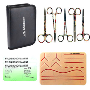 Instruments chirurgicaux pour interventions mineures et formation médicale – Kit de suture chirurgical miniature de premiers secours le plus vendu - Product Image 1