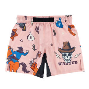 Pantalones Cortos de MMA Sublimados de Alta Calidad OEM para Entrenamiento de Artes Marciales Unisex - Product Image 5