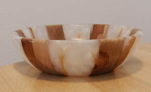 ชามไม้และเรซิ่นคุณภาพพรีเมียม สไตล์อเมริกัน ขัดเงา เป็นมิตรกับสิ่งแวดล้อม เหมาะสำหรับงานแต่งงาน ชามสลัดสำหรับใช้ในบ้าน - Product Image 6