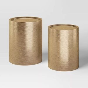 Linea Exports Inc Modern Style Metal <b>Stool</b> Copper color Diamond design Coffee Table Wholesale Rate Powder Coated For Decoration - Product Image 1