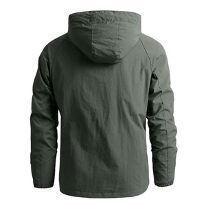 เสื้อแจ็คเก็ตกันลมน้ำหนักเบาสำหรับผู้ชาย มีซิป ผ้า softshell เหมาะสำหรับฤดูหนาว เสื้อคลุมกันหนาวสำหรับผู้ชาย เสื้อแจ็คเก็ต softshell สำหรับเดินป่า - Product Image 2