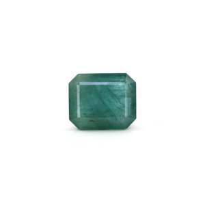 Natural Zambian Emerald 14.7 Carat Loose Gemstone Emerald Cut Green Stone for Fine Jewelry - Product Image 1